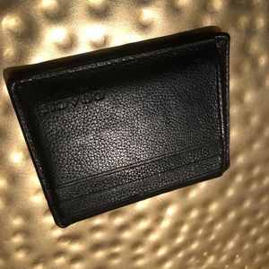Coach Black Leather Wallet Cardholder